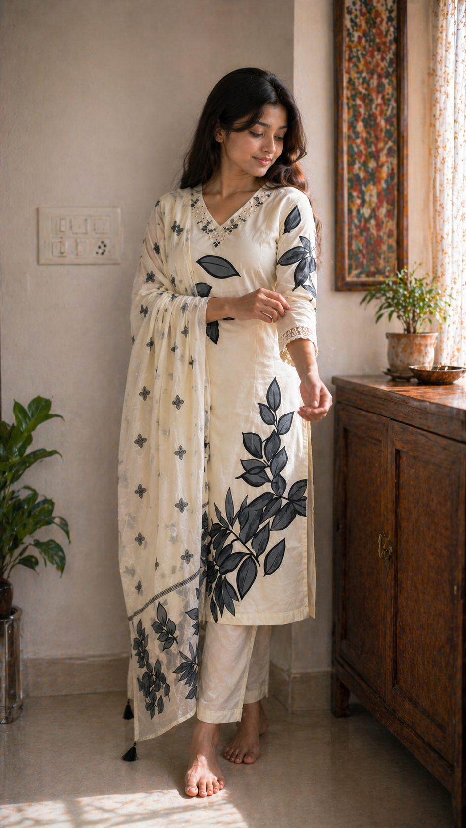 Kaali Patti Straight Set