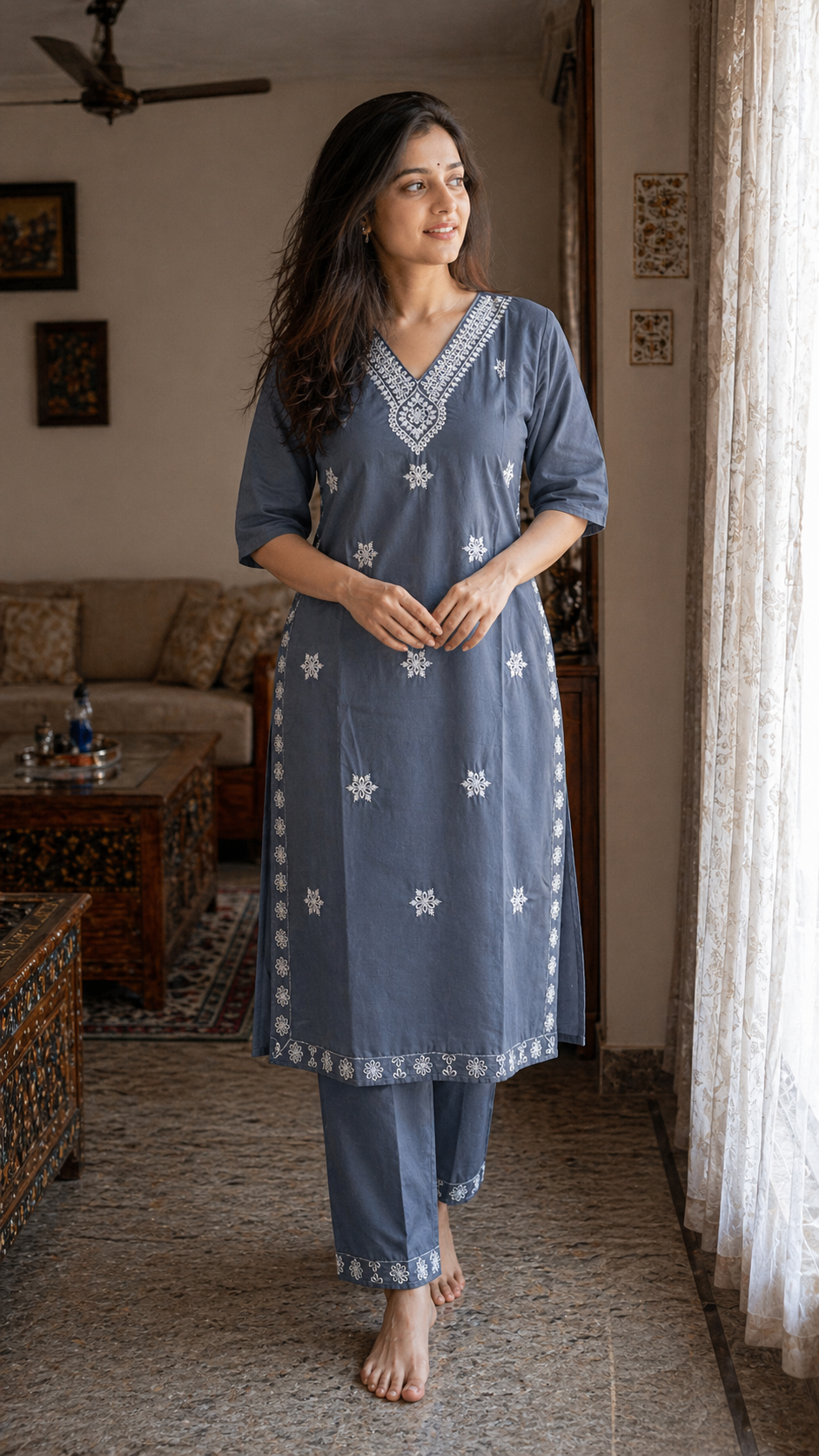 Sitara Embroidered Coord Set