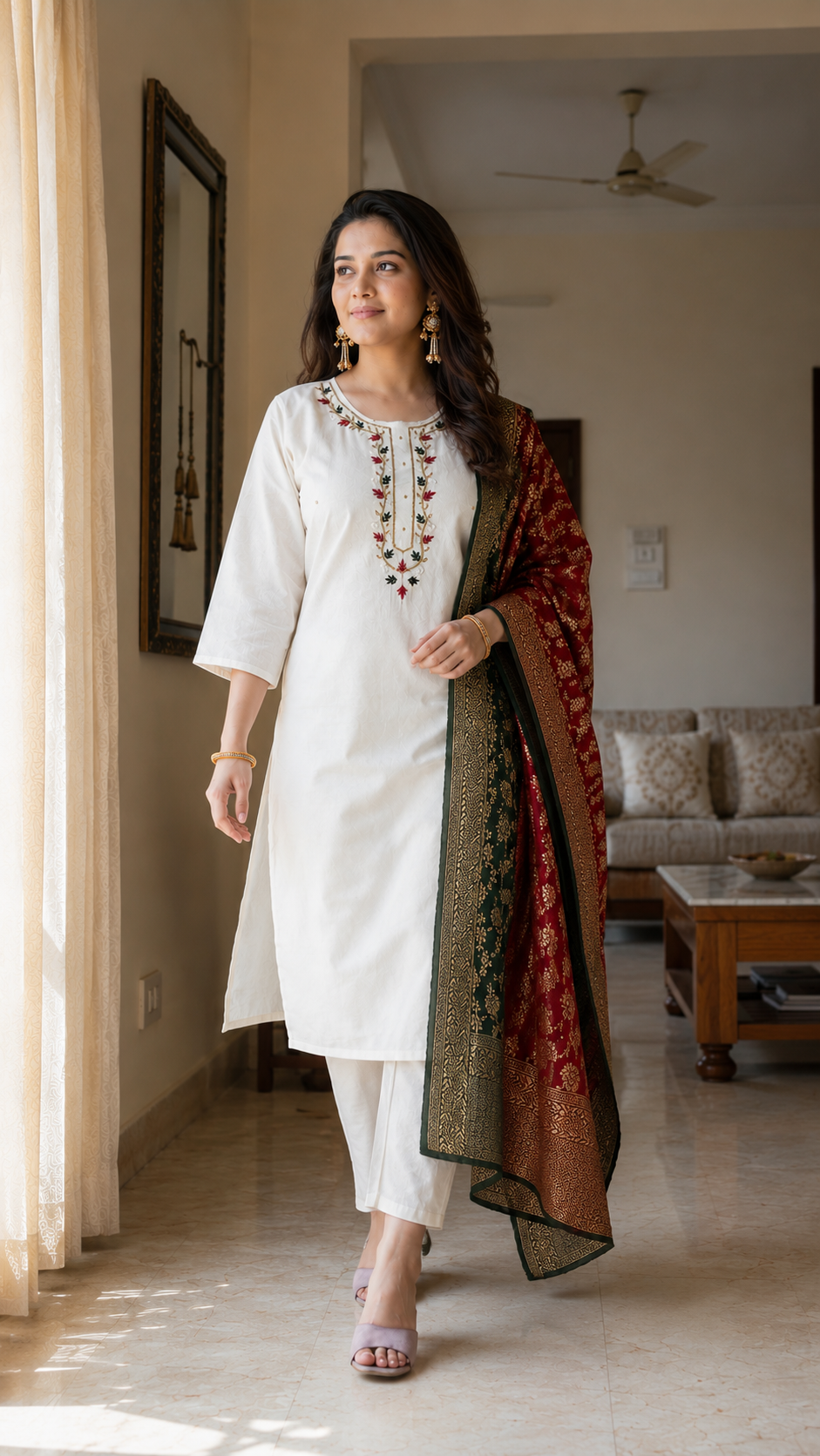 Jasmine Roman Silk Salwar Set