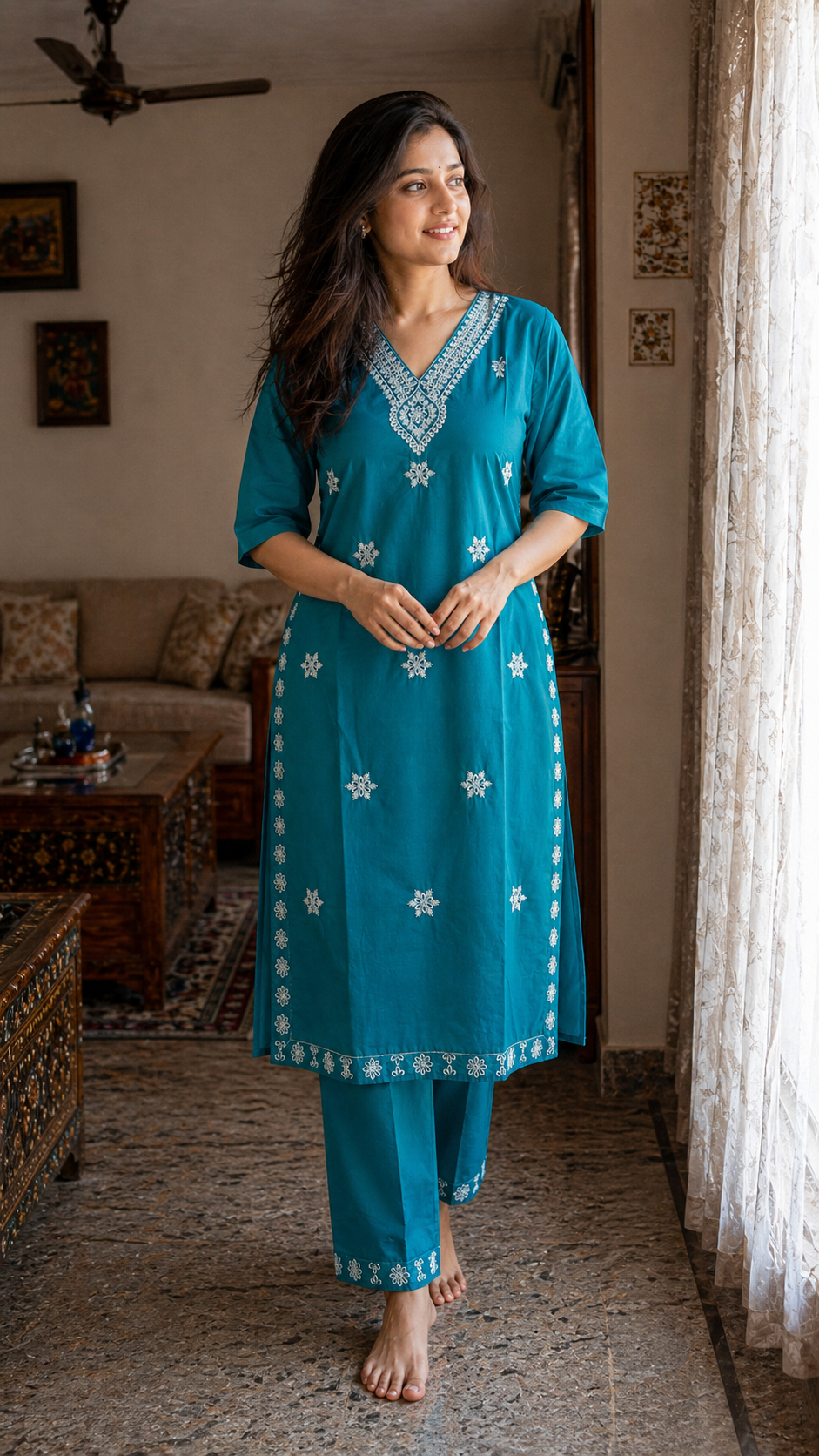 Sitara Embroidered Coord Set