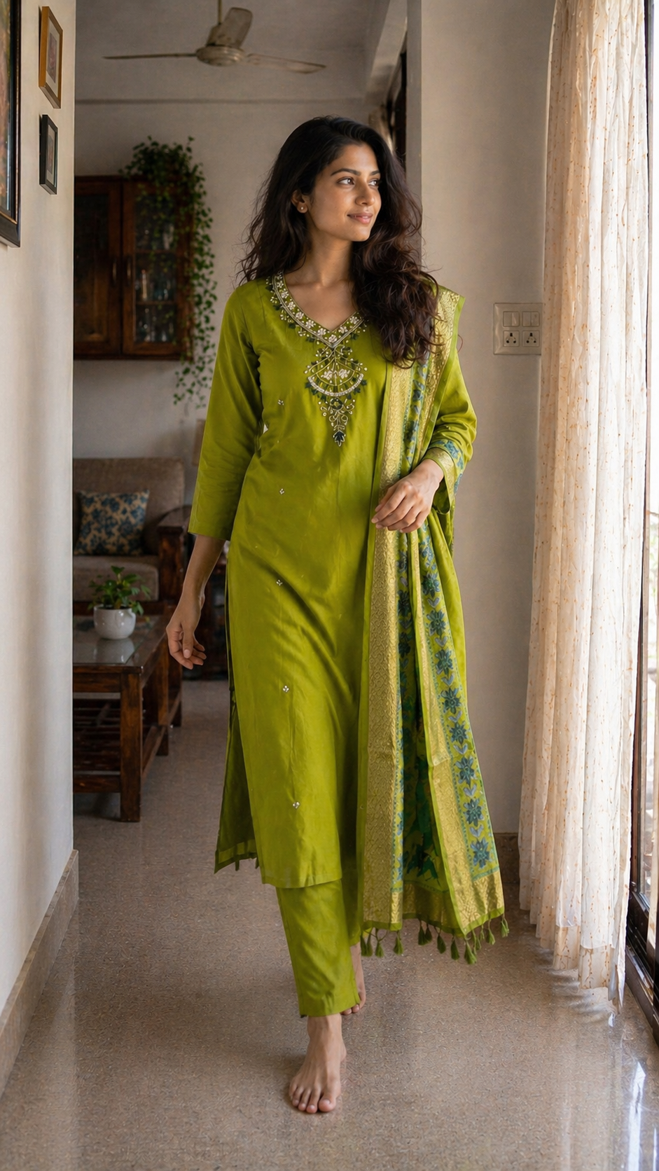 Mehfil Silk Embroidered Set