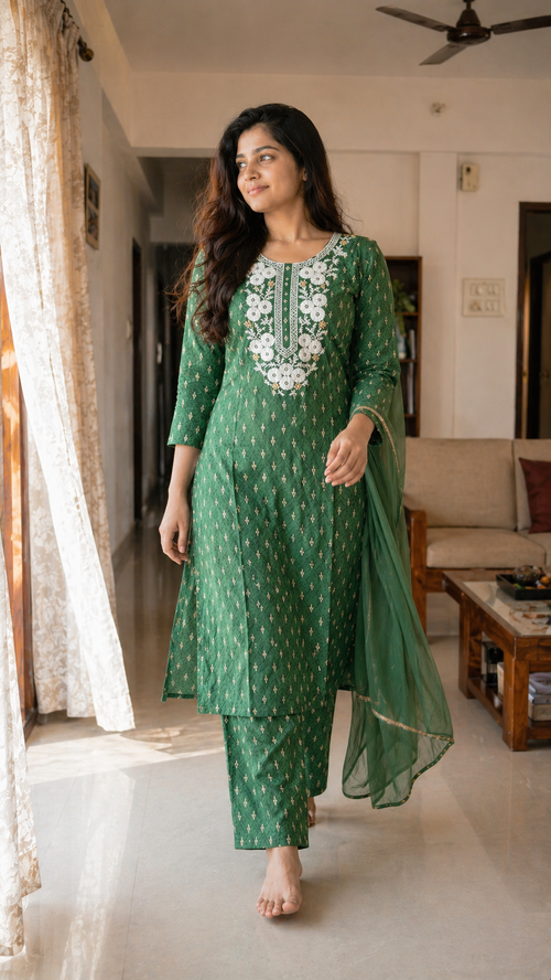 Bahar Embroidered Salwar Set