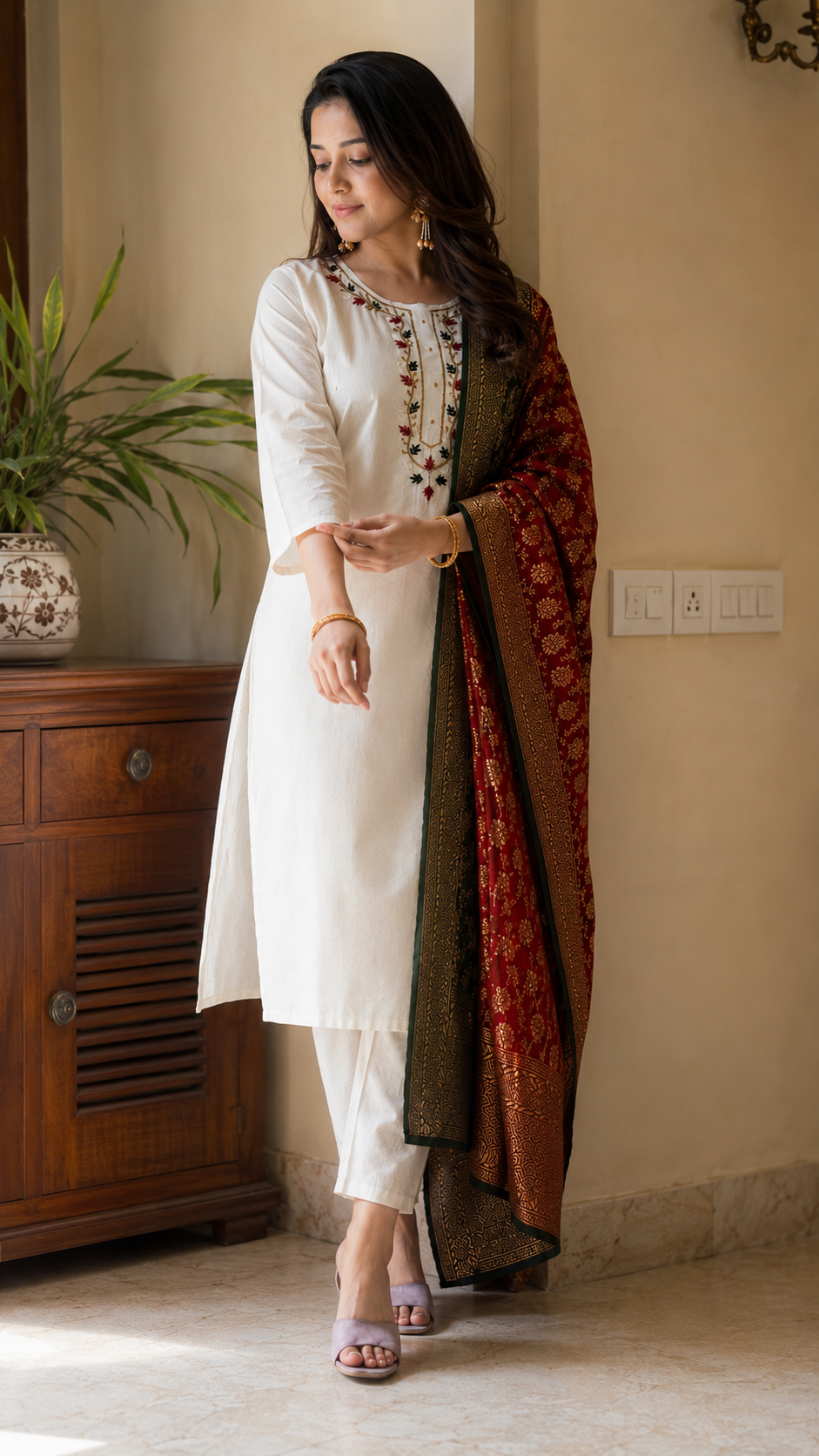 Jasmine Roman Silk Salwar Set