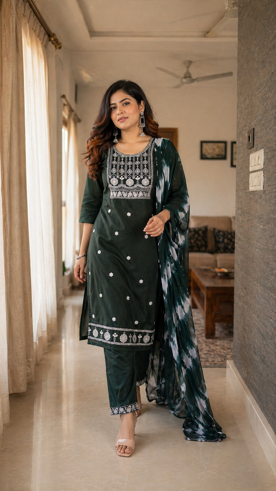 Shabnam Embroidered Salwar Set