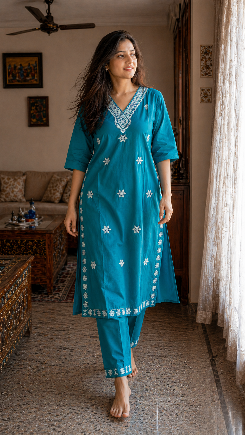 Sitara Embroidered Coord Set