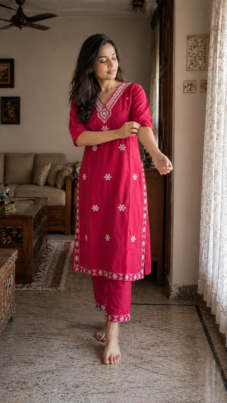 Sitara Embroidered Coord Set