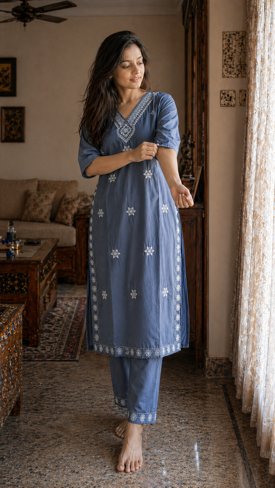 Sitara Embroidered Coord Set