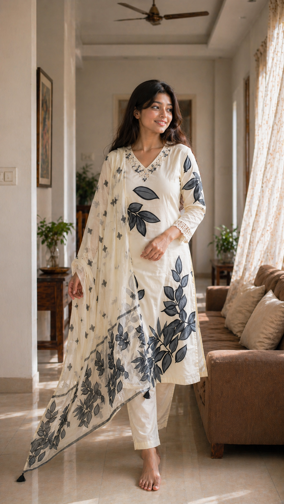 Kaali Patti Straight Set