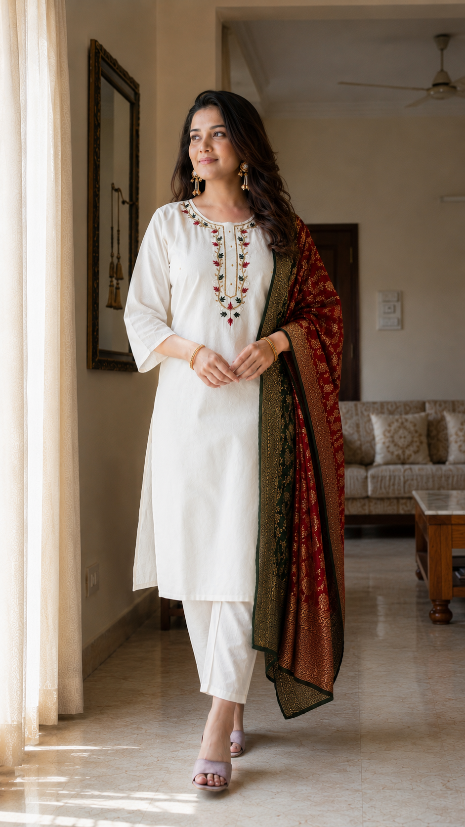 Jasmine Roman Silk Salwar Set