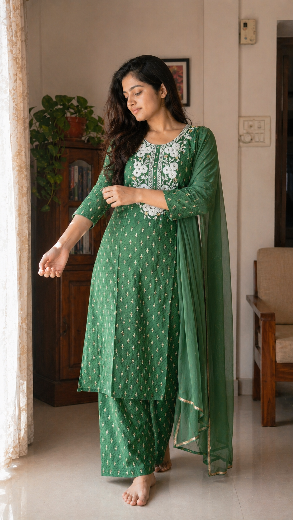 Bahar Embroidered Salwar Set