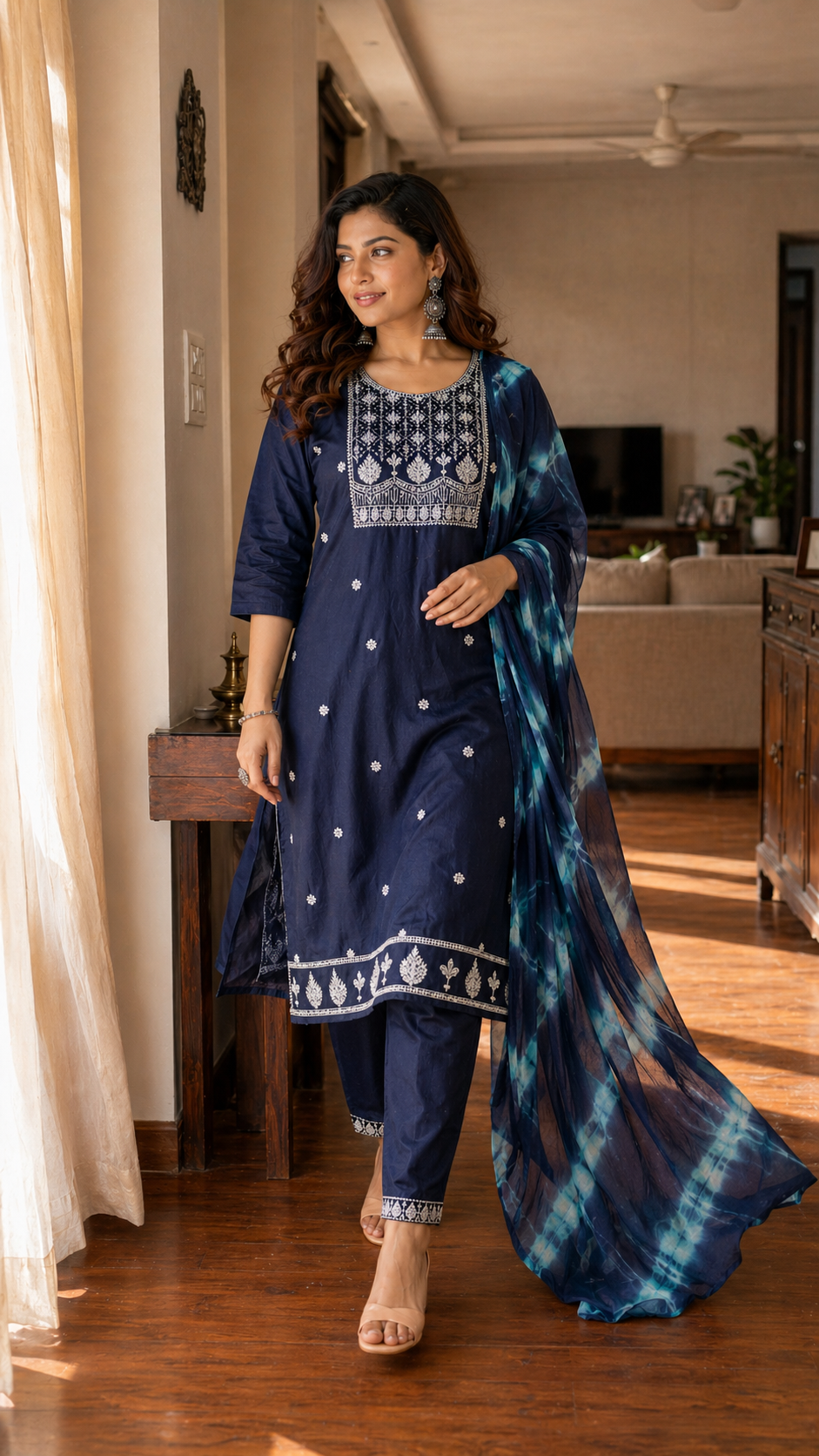 Shabnam Embroidered Salwar Set