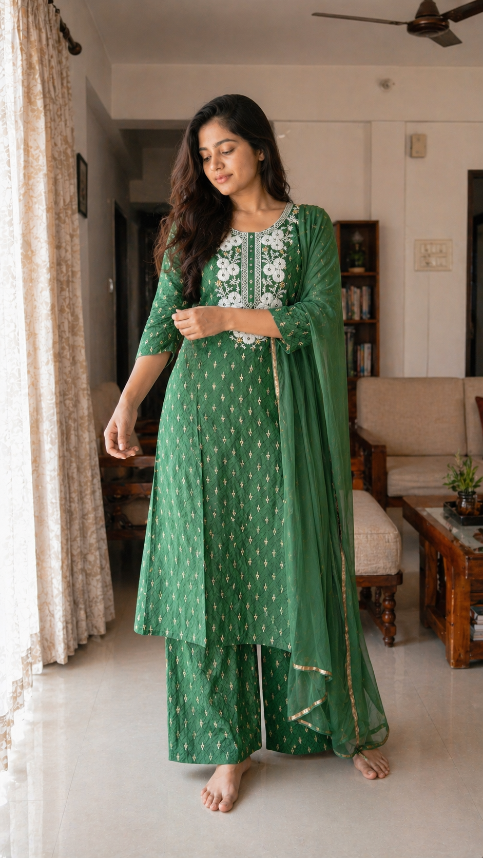 Bahar Embroidered Salwar Set