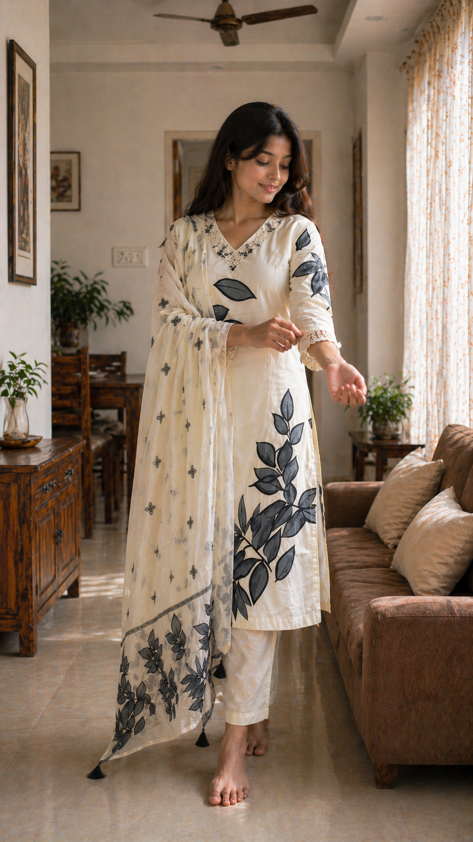Kaali Patti Straight Set
