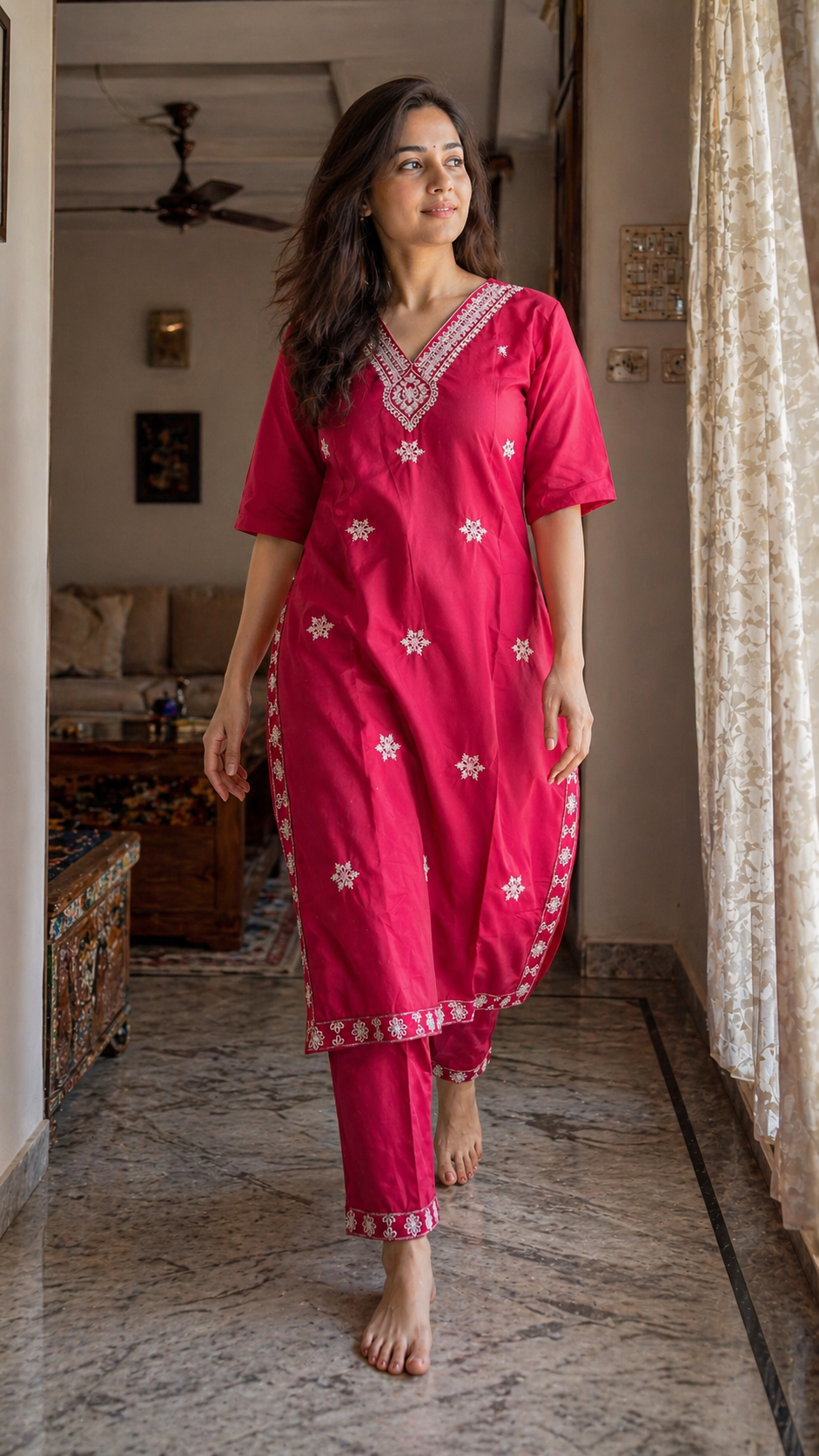Sitara Embroidered Coord Set
