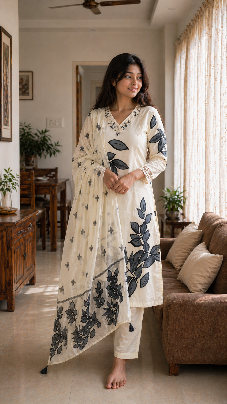 Kaali Patti Straight Set