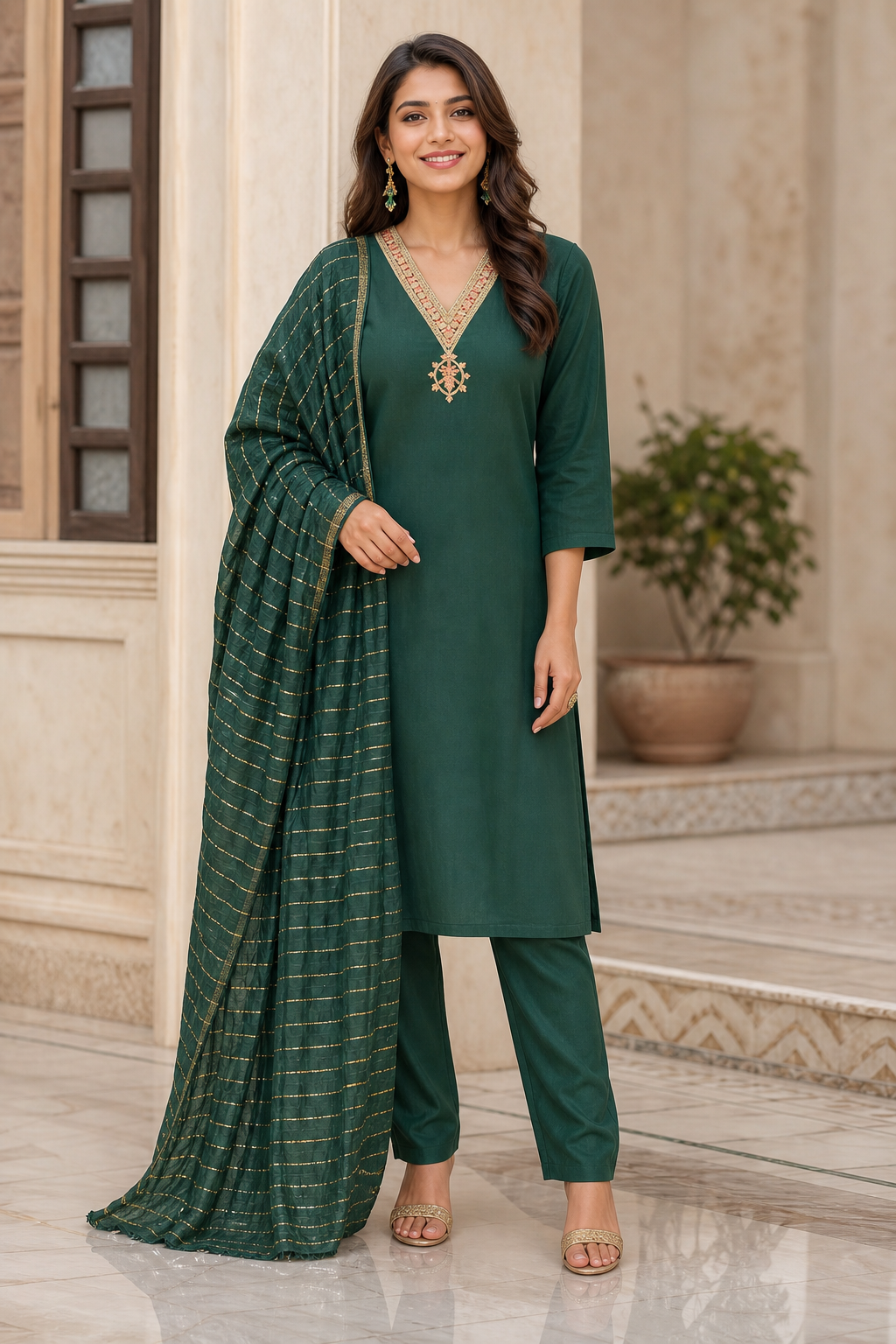 Hariyali Zardozi